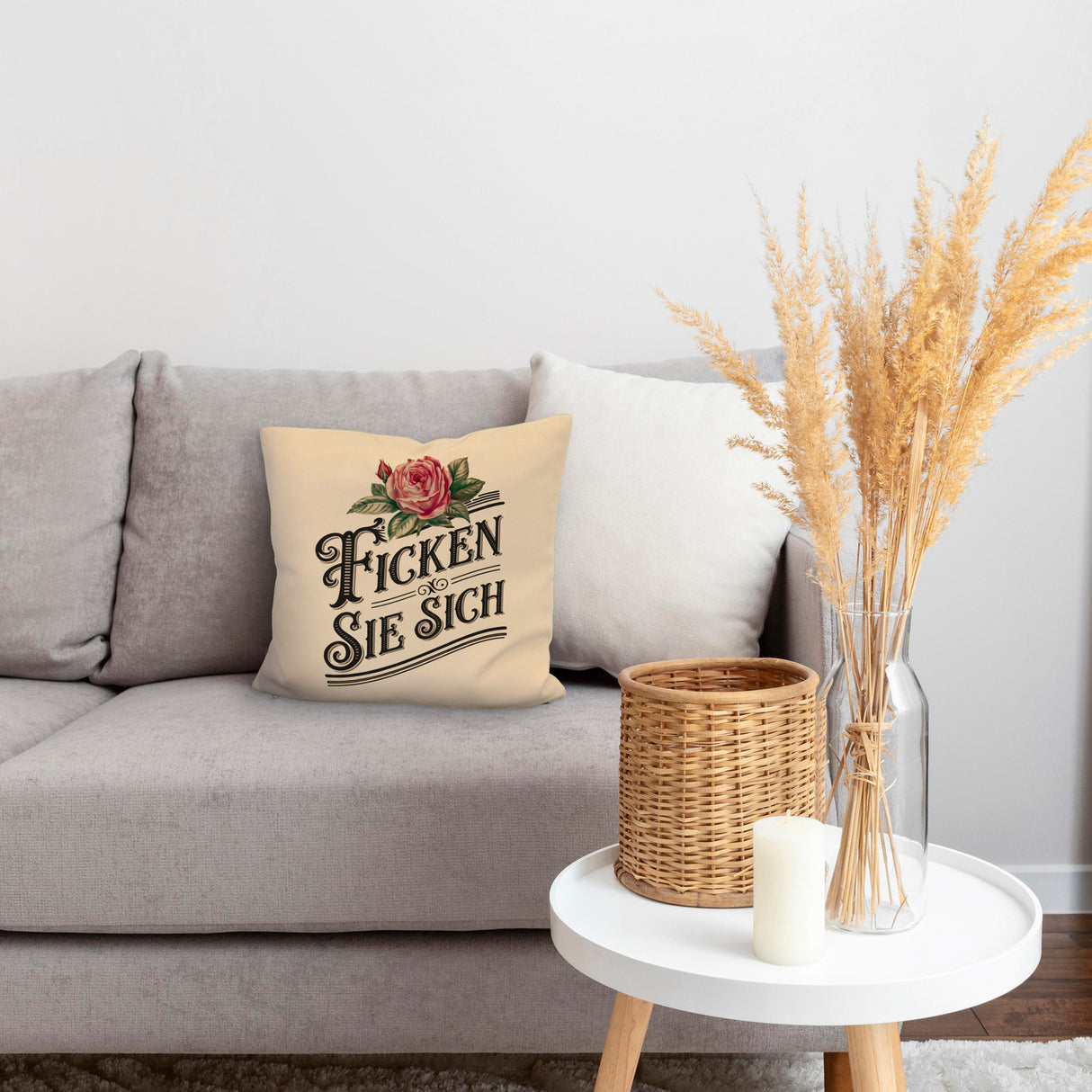 Ficken Sie Sich Kissen Rose Vintage