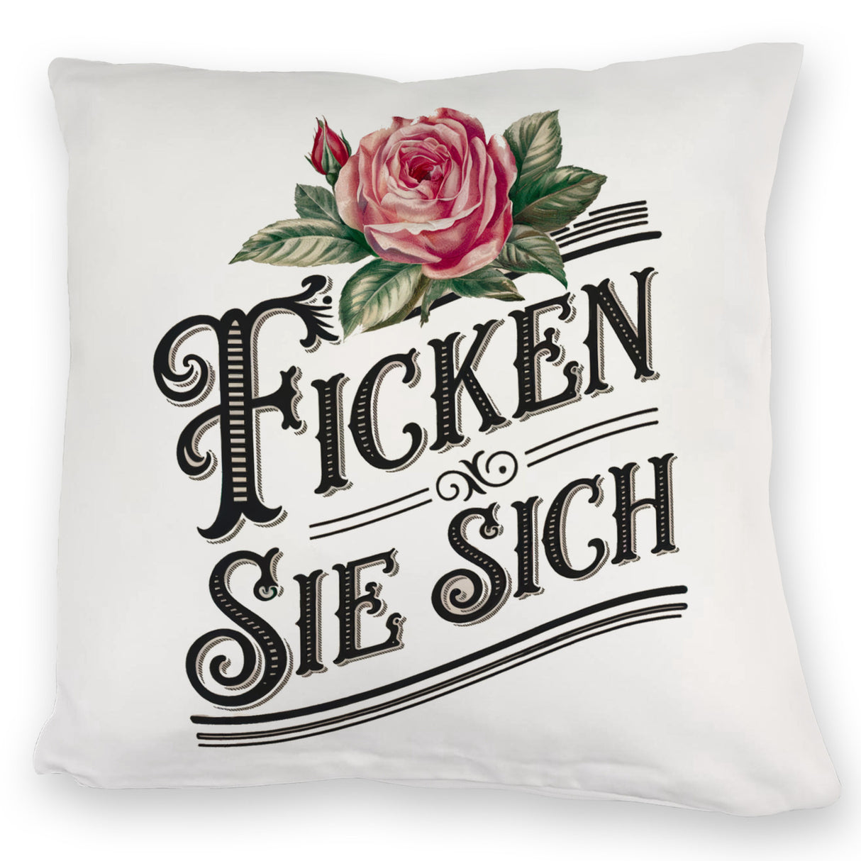 Ficken Sie Sich Kissen Rose Vintage
