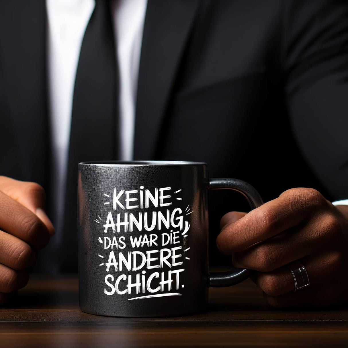 War die andere Schicht Tasse Für Büro und Kollegen