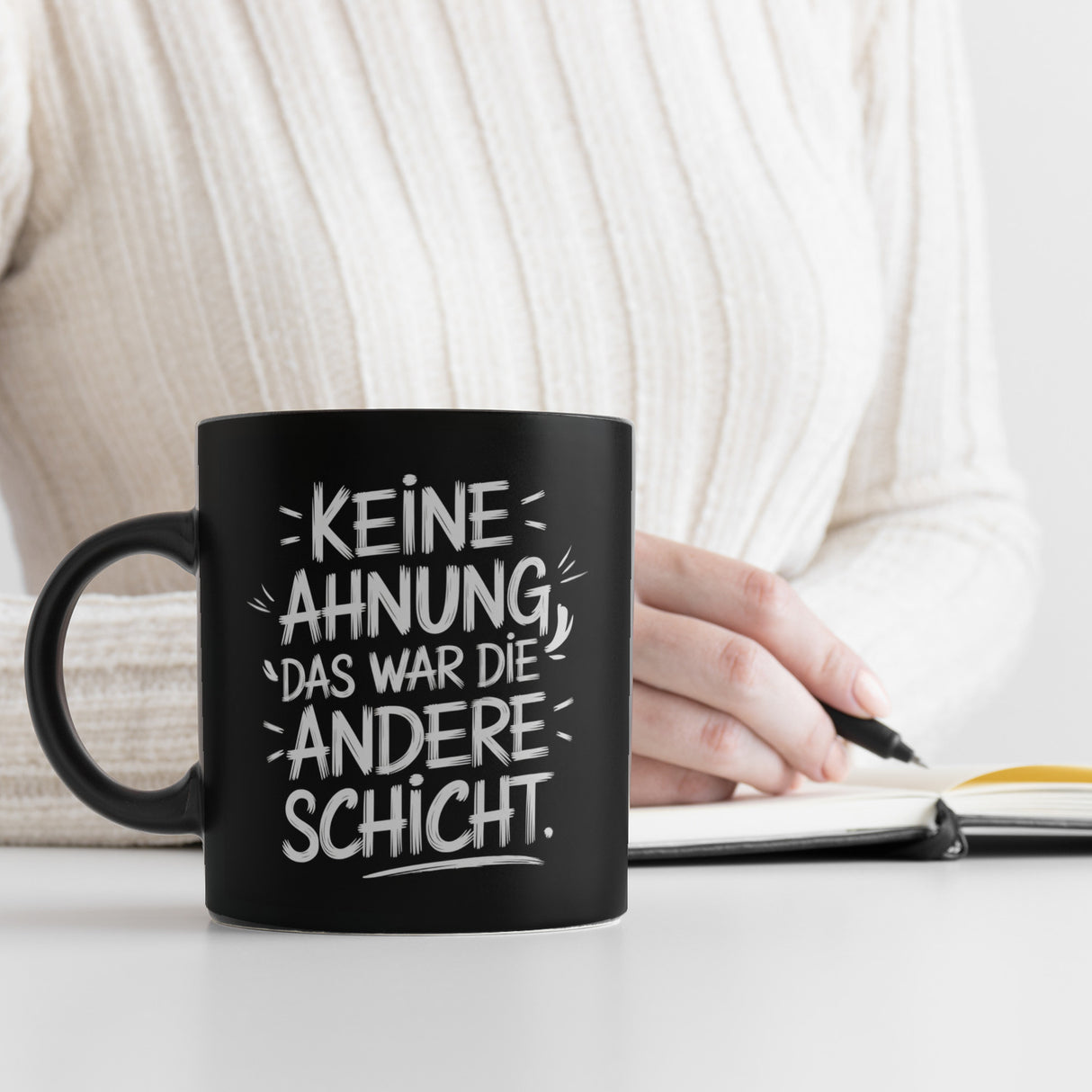 War die andere Schicht Tasse Für Büro und Kollegen