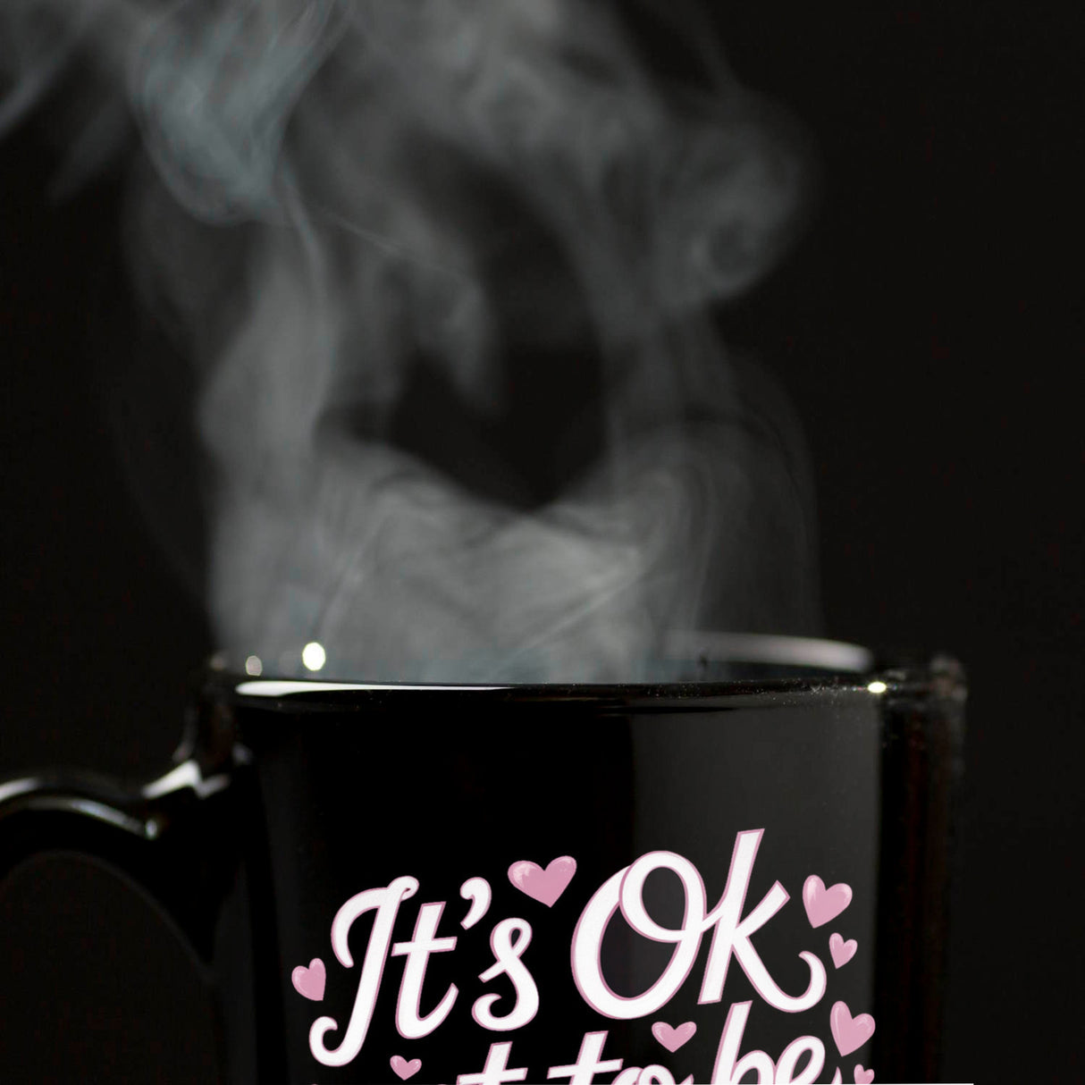 It's ok not to be perfect Tasse für Motivation