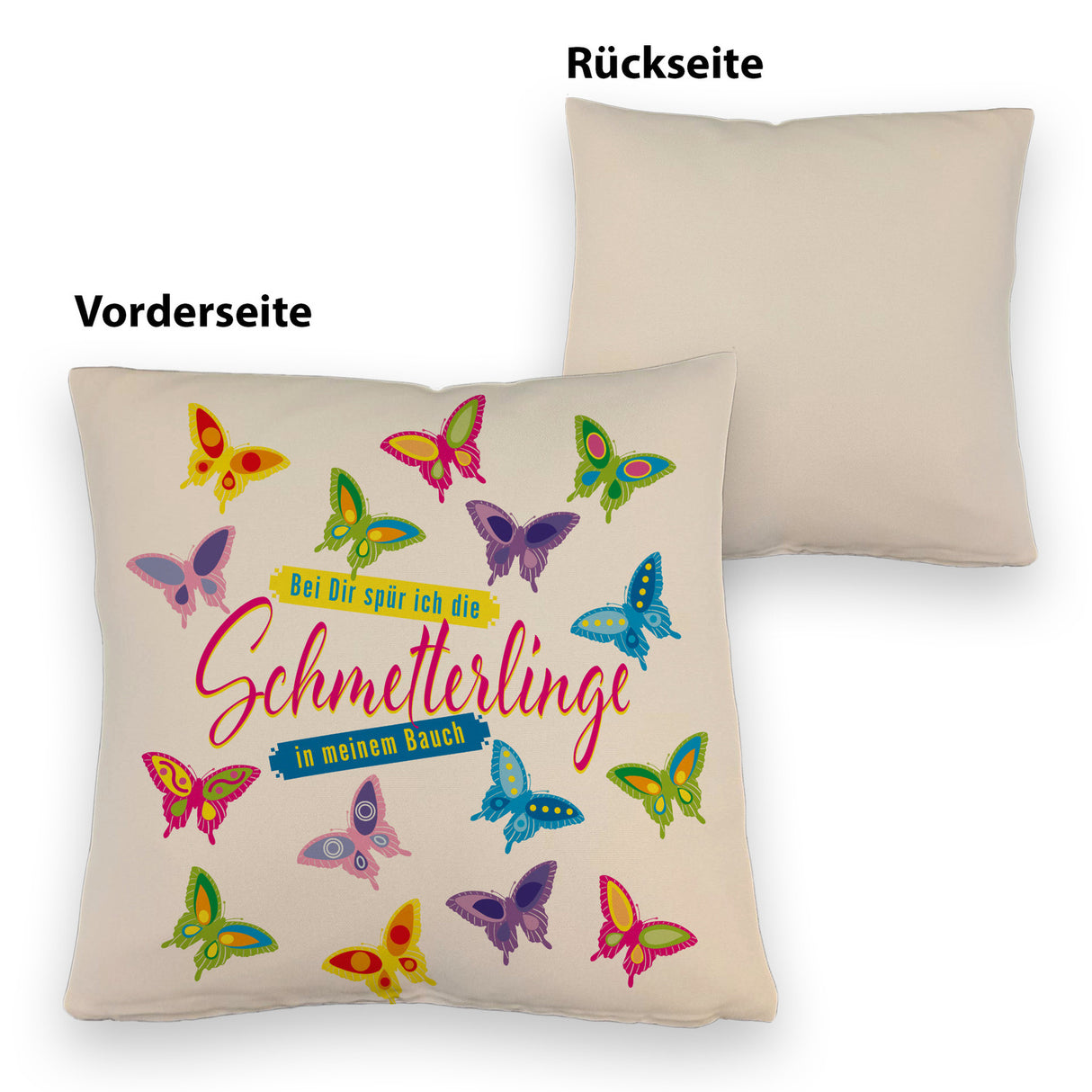 Schmetterlinge im Bauch Kissen