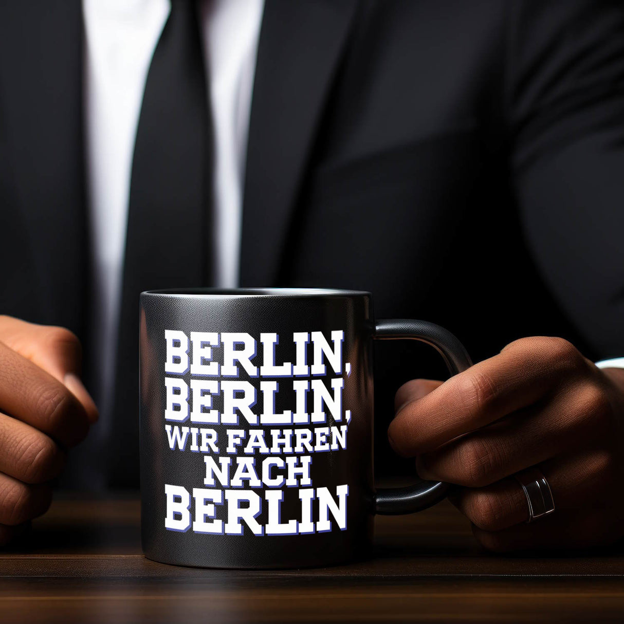 Bielefeld Pokalfinale 2025 Tasse - BERLIN, BERLIN, wir fahren nach BERLIN