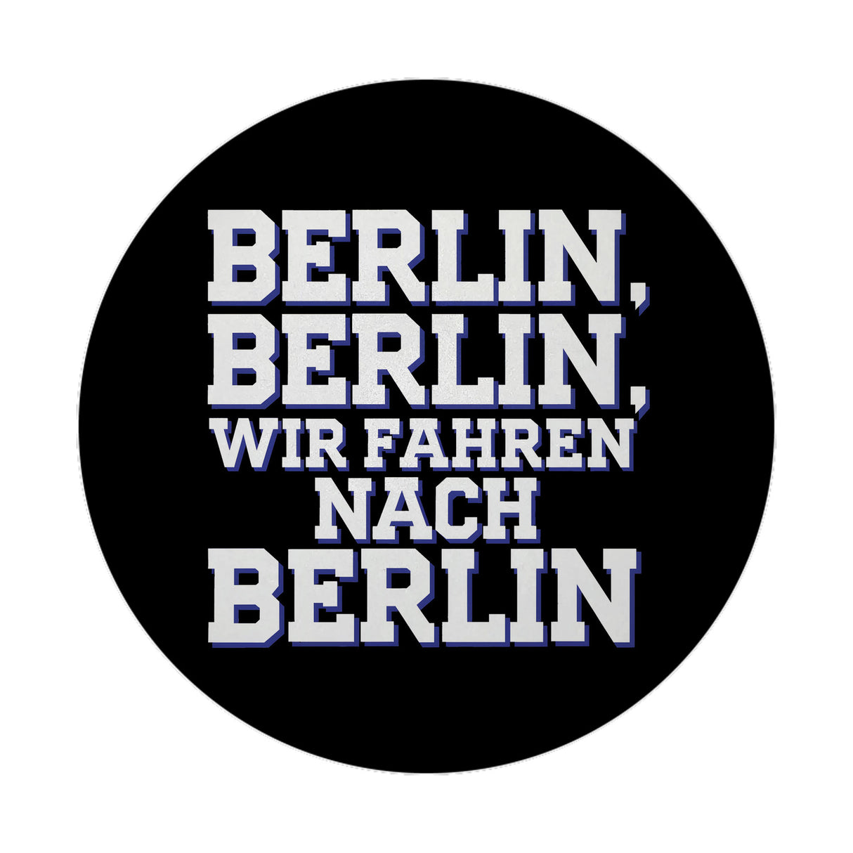 Bielefeld Pokalfinale 2025 Magnet - BERLIN, BERLIN, wir fahren nach BERLIN