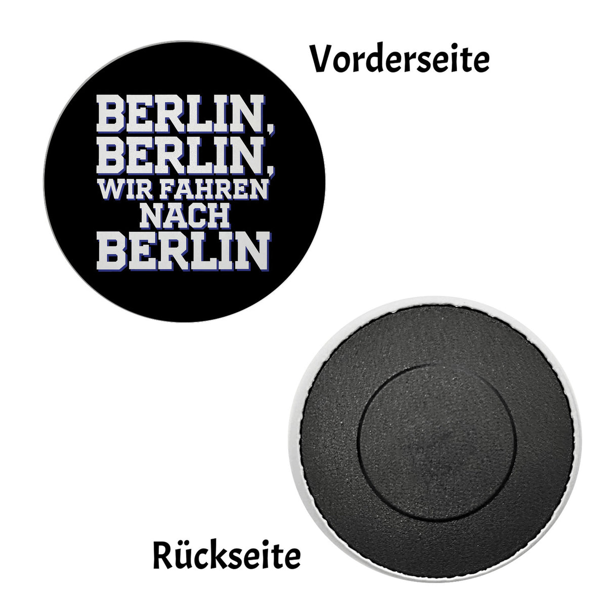 Bielefeld Pokalfinale 2025 Magnet - BERLIN, BERLIN, wir fahren nach BERLIN