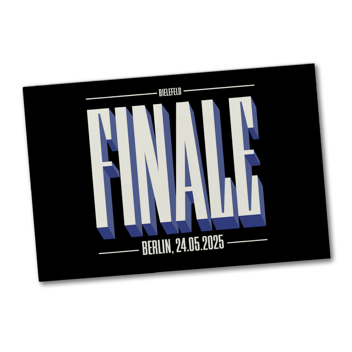 FINALE 2025 Bielefeld Souvenir Souvenir Magnet für das Pokalfinale in Berlin