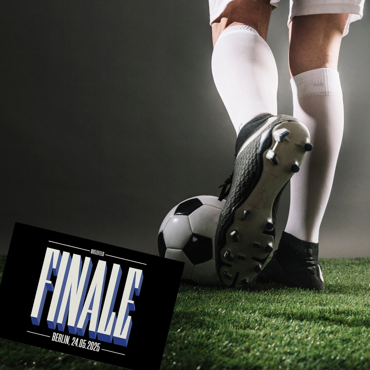 FINALE 2025 Bielefeld Souvenir Souvenir Magnet für das Pokalfinale in Berlin