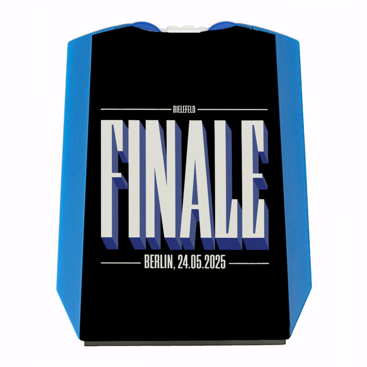FINALE 2025 Bielefeld Parkscheibe für das Pokalfinale in Berlin