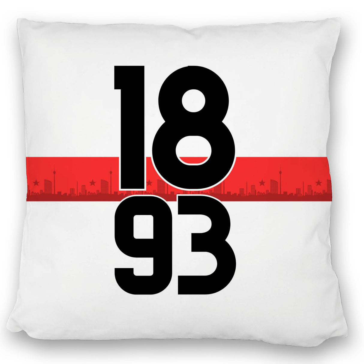 Stuttgart Brustring 1893 Kissen mit Skyline