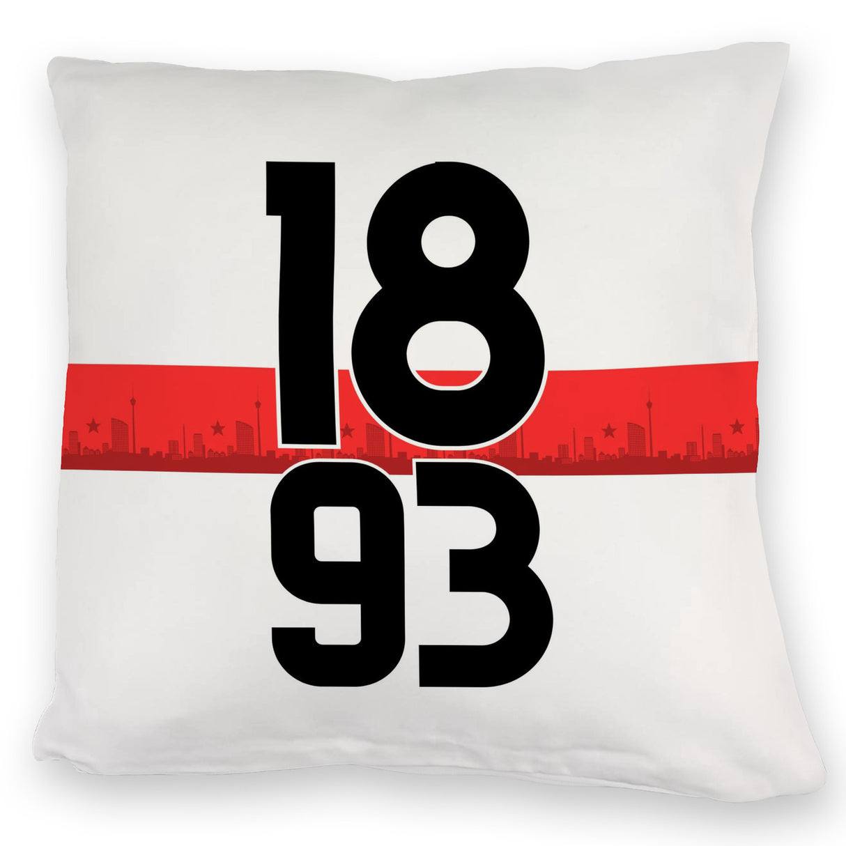 Stuttgart Brustring 1893 Kissen mit Skyline