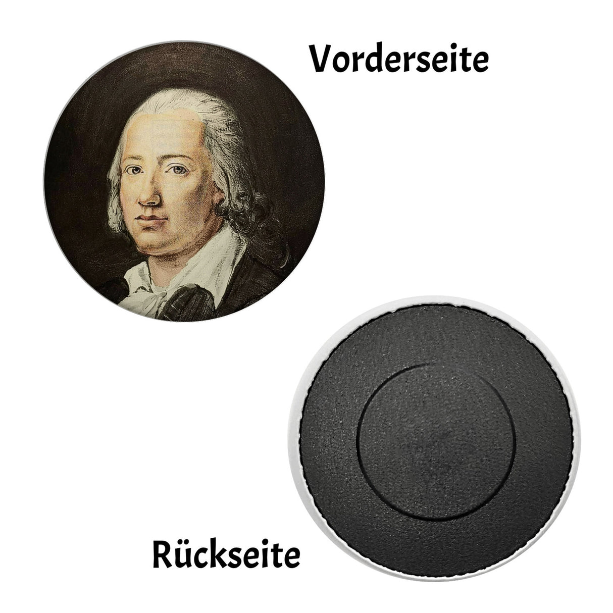 Hölderlin Tübingen Portrait Magnet für Literaturfans