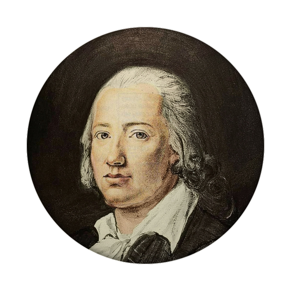 Hölderlin Tübingen Portrait Magnet für Literaturfans