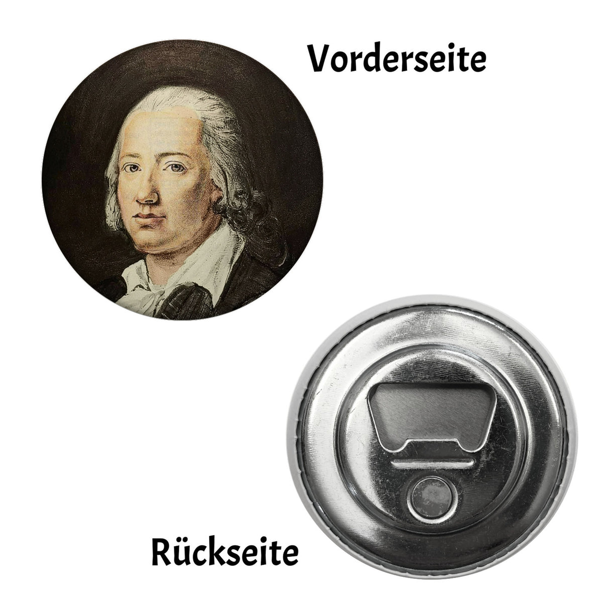 Hölderlin Tübingen Portrait Magnet für Literaturfans