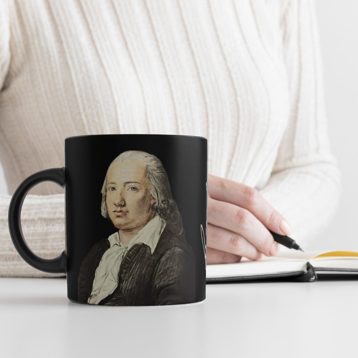 Hölderlin Tübingen Portrait Tasse Dichter und Poesie