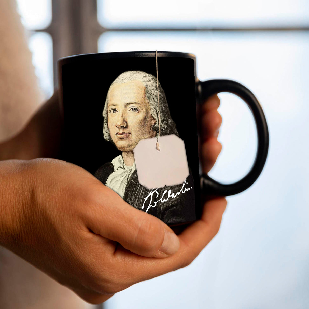 Hölderlin Tübingen Portrait Tasse - Wie der Sternenhimmel