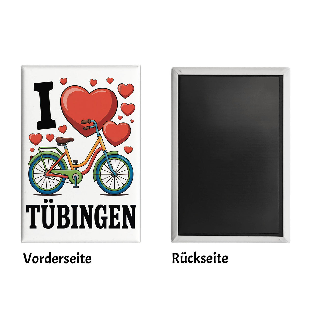 I love Tübingen Fahrrad Souvenir Souvenir Magnet