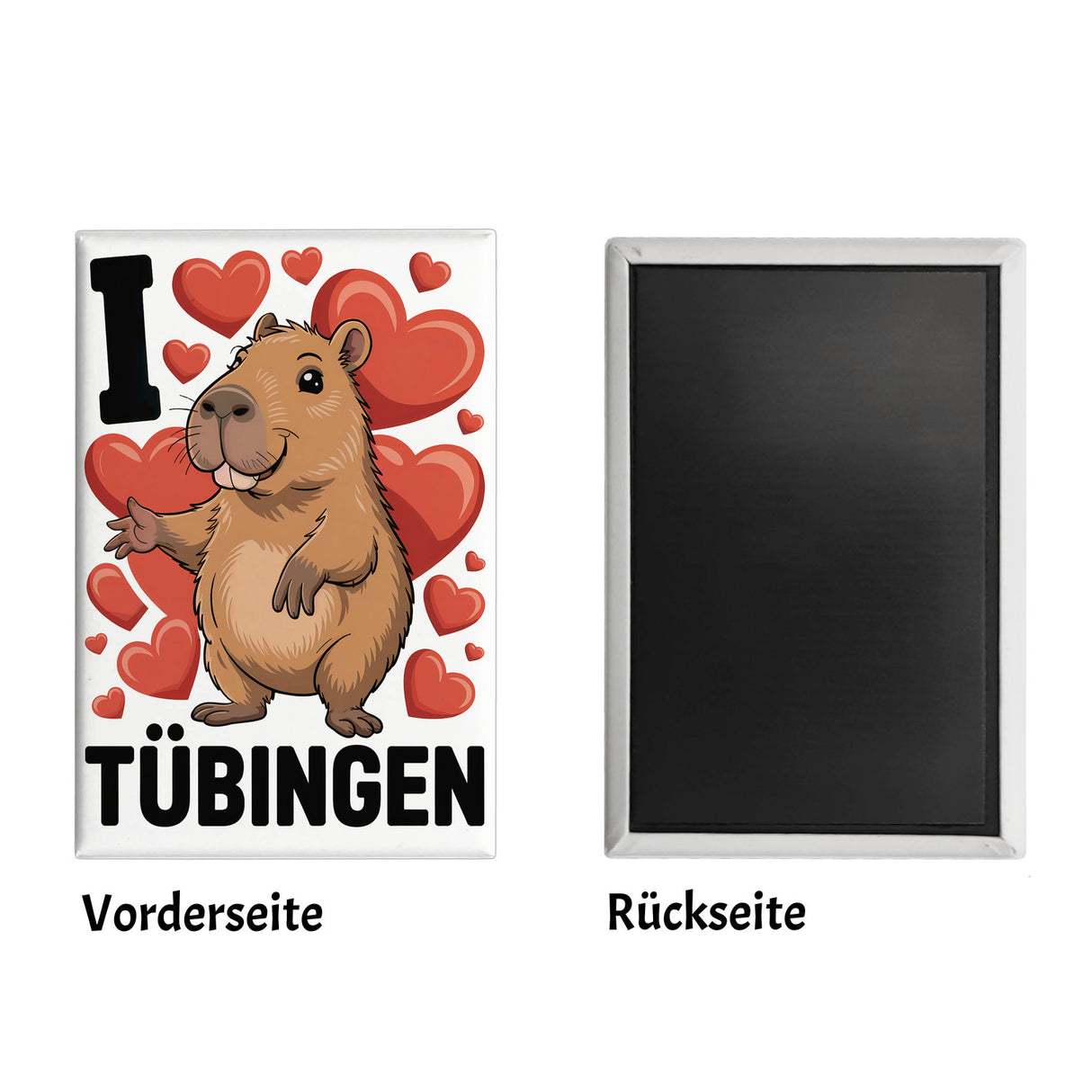 I love Tübingen Capybara Souvenir Souvenir Magnet