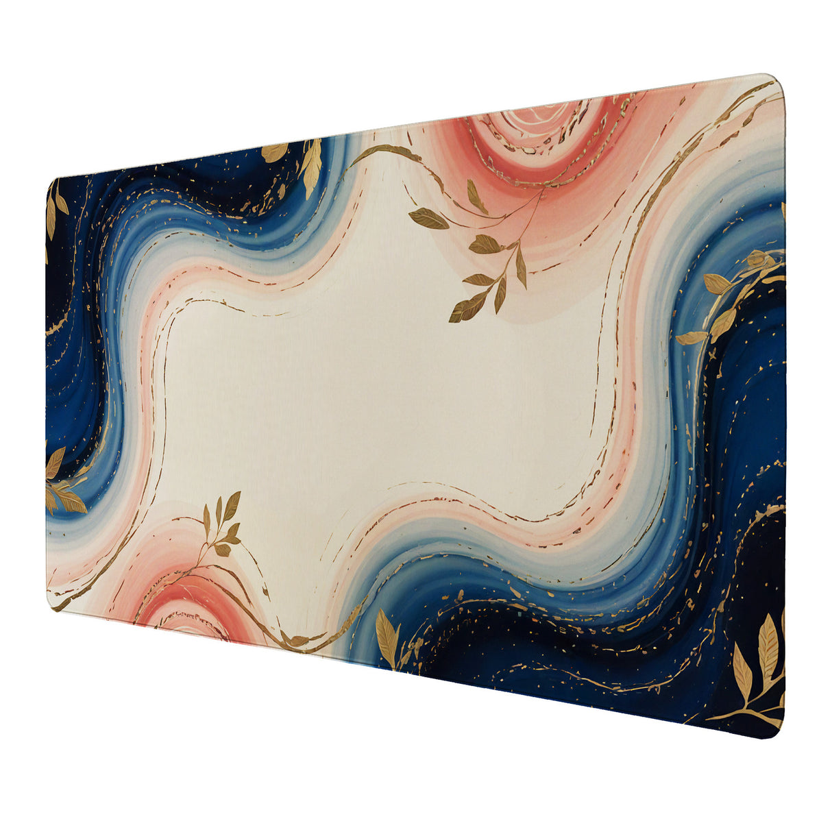 Marmor Designer Schreibtischunterlage 69x31cm XXL Mauspad für Bürodekoration