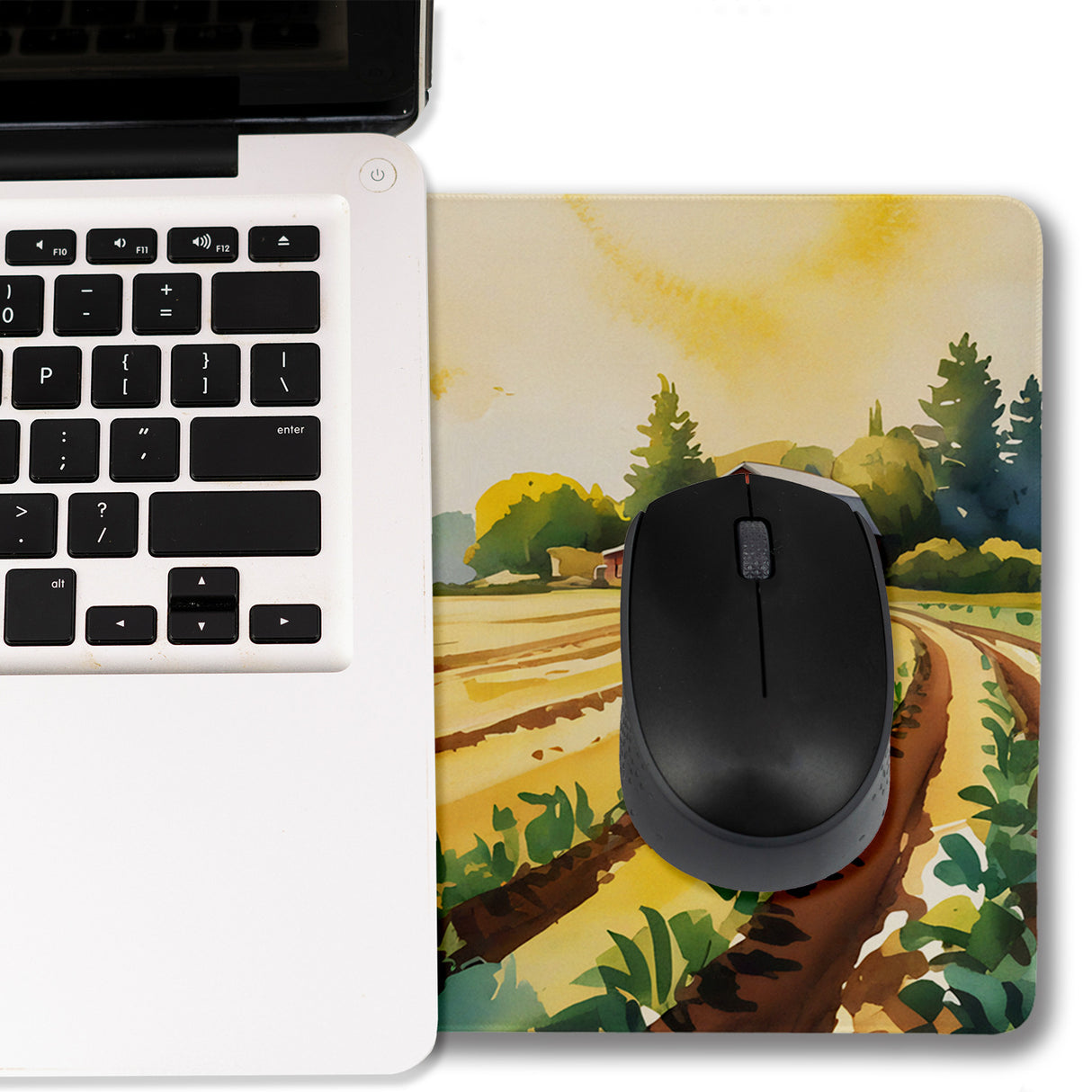 Traktor auf Feld Schreibtischunterlage 69x31cm XXL Mauspad für Jungen