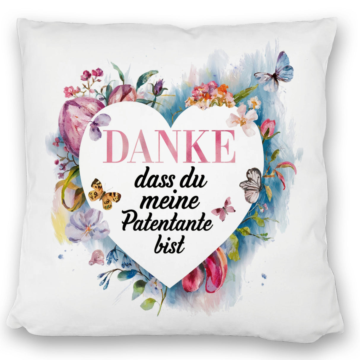 Danke Patentante Kissen Herz Danksagung