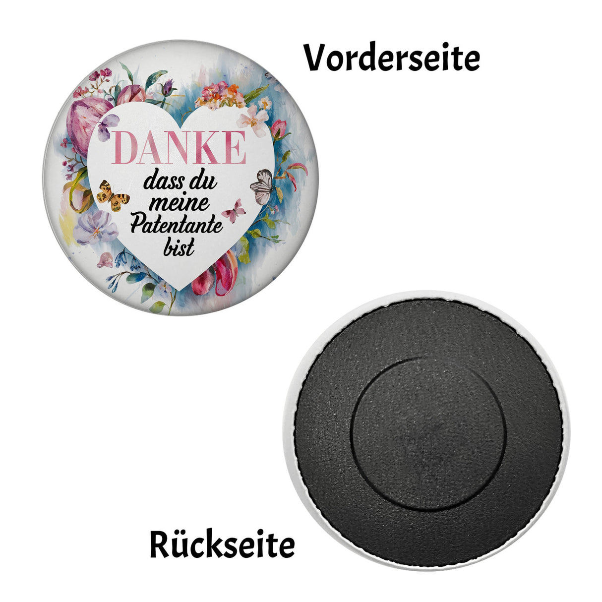Danke Patentante Magnet Herz Danksagung