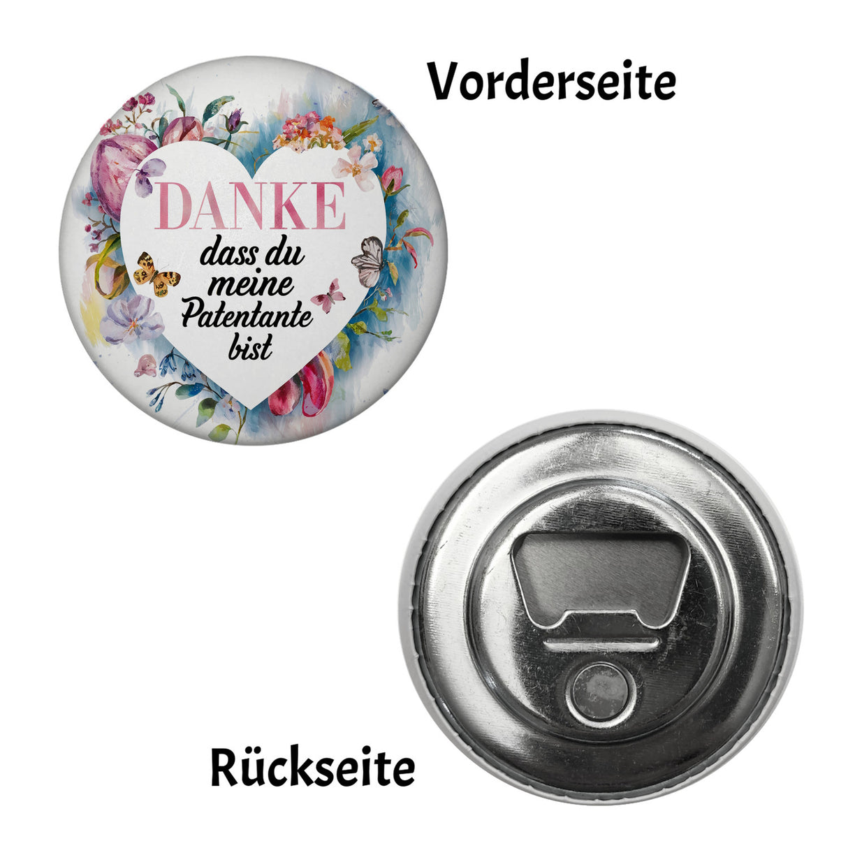 Danke Patentante Magnet Herz Danksagung
