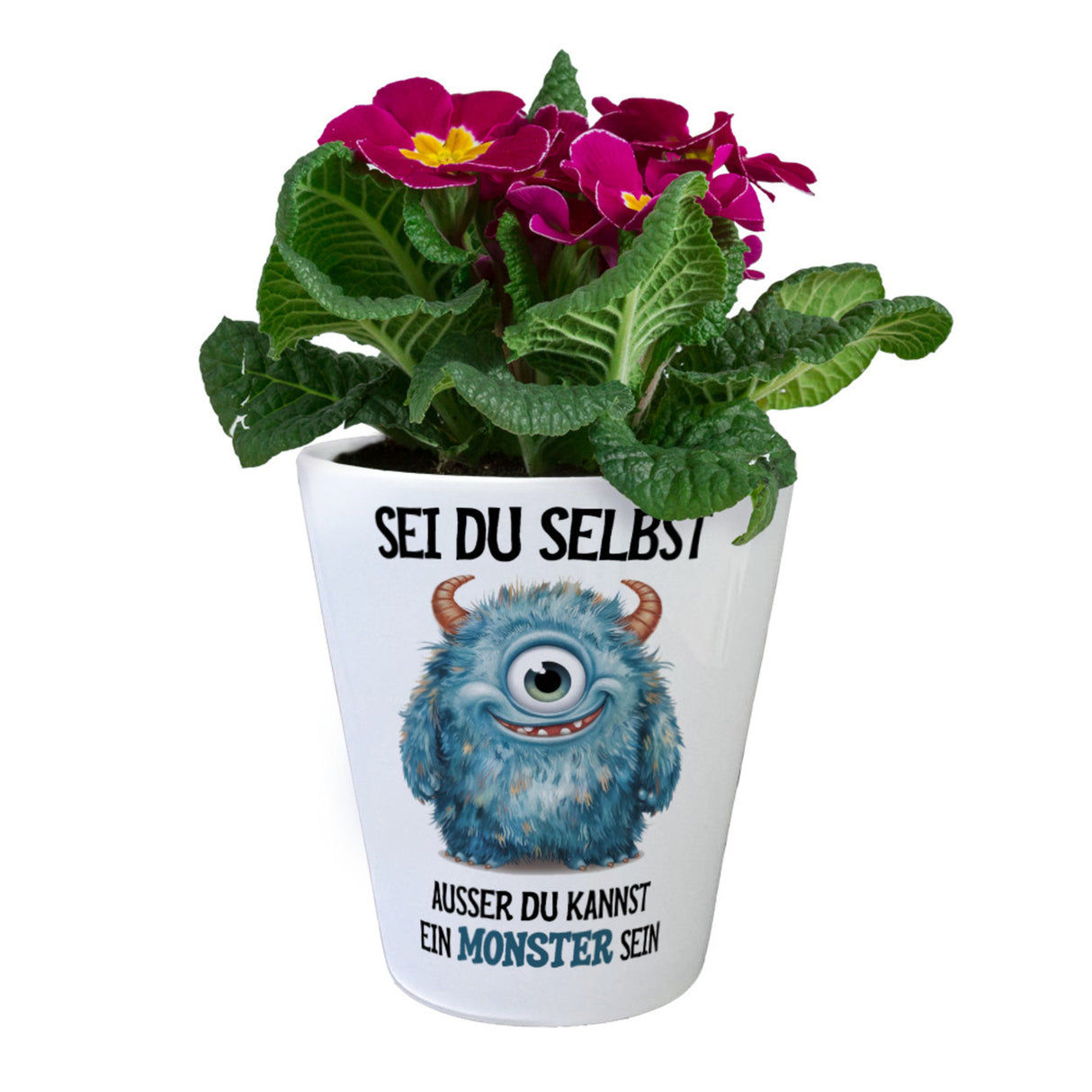 Sei du selbst außer du kannst ein Monster sein Blumentopf