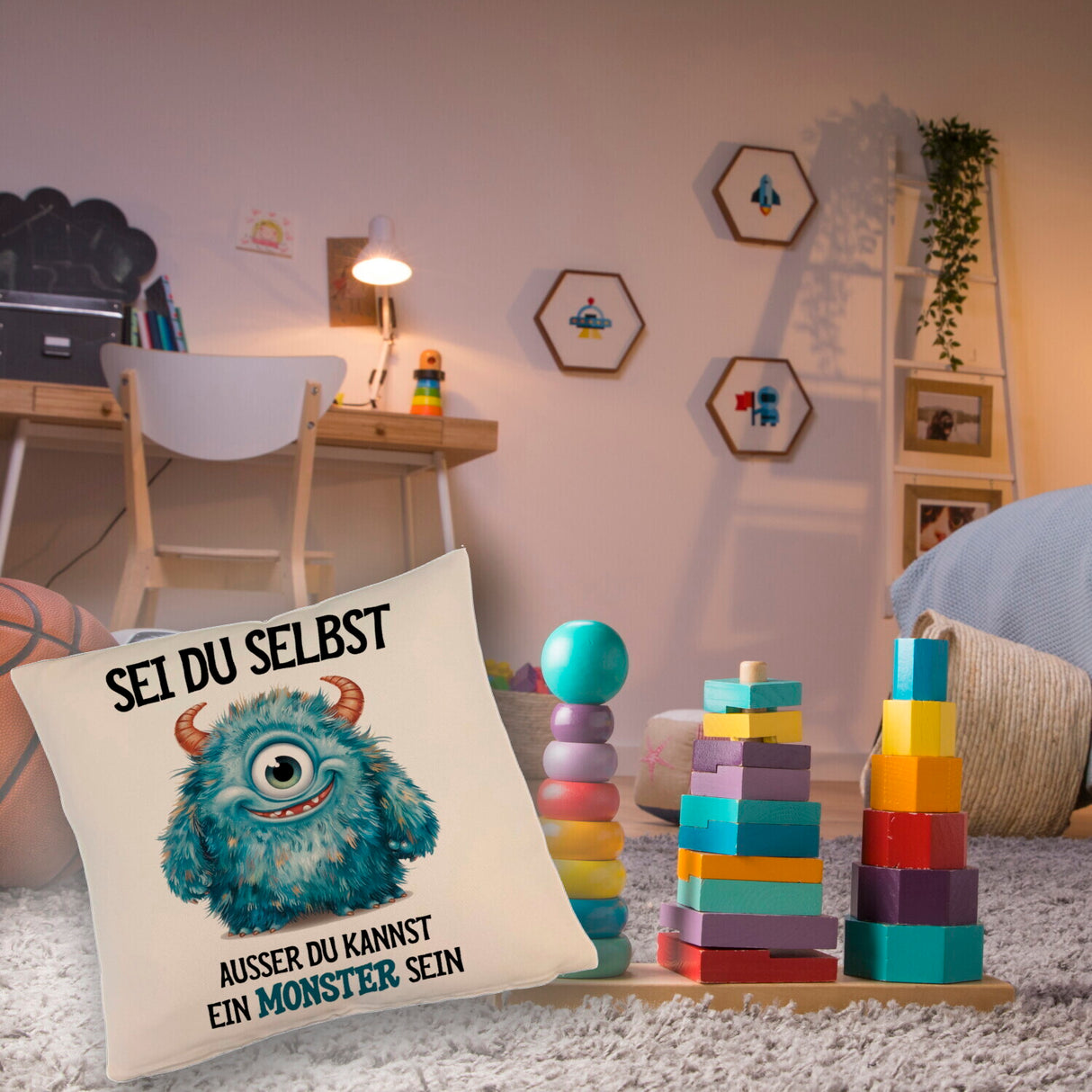 Sei du selbst außer du kannst ein Monster sein Kissen