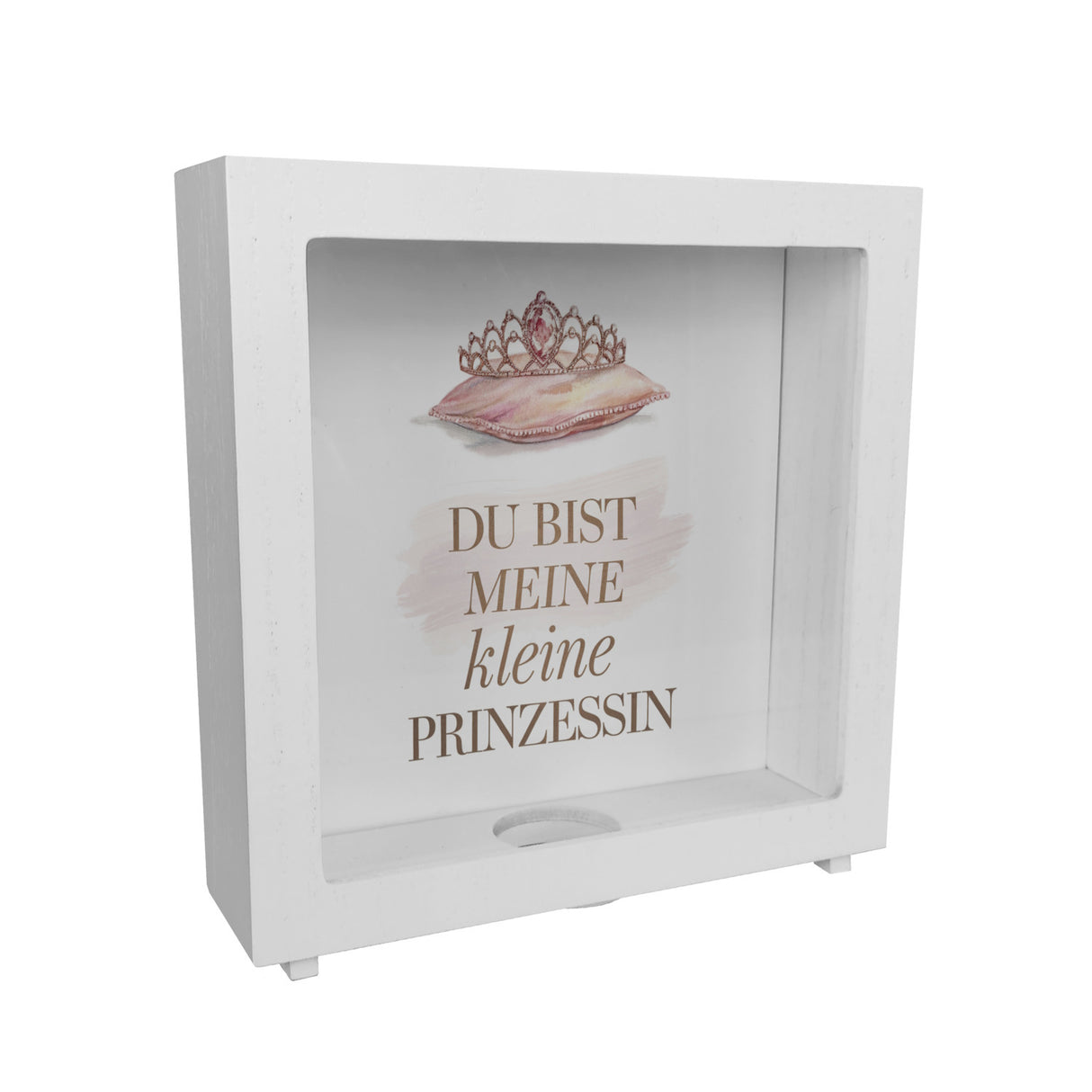 Meine kleine Prinzessin Spardose Tiara auf Kissen