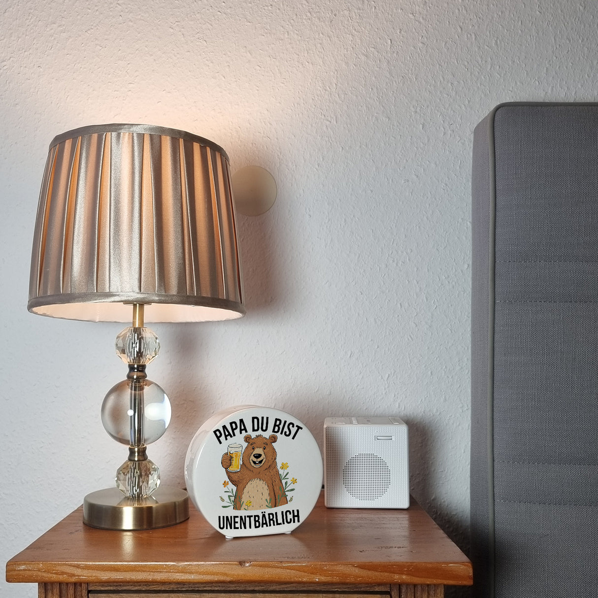 Bär mit Bier PAPA du bist UNENTBÄRLICH Spardose Vatertagsgeschenk