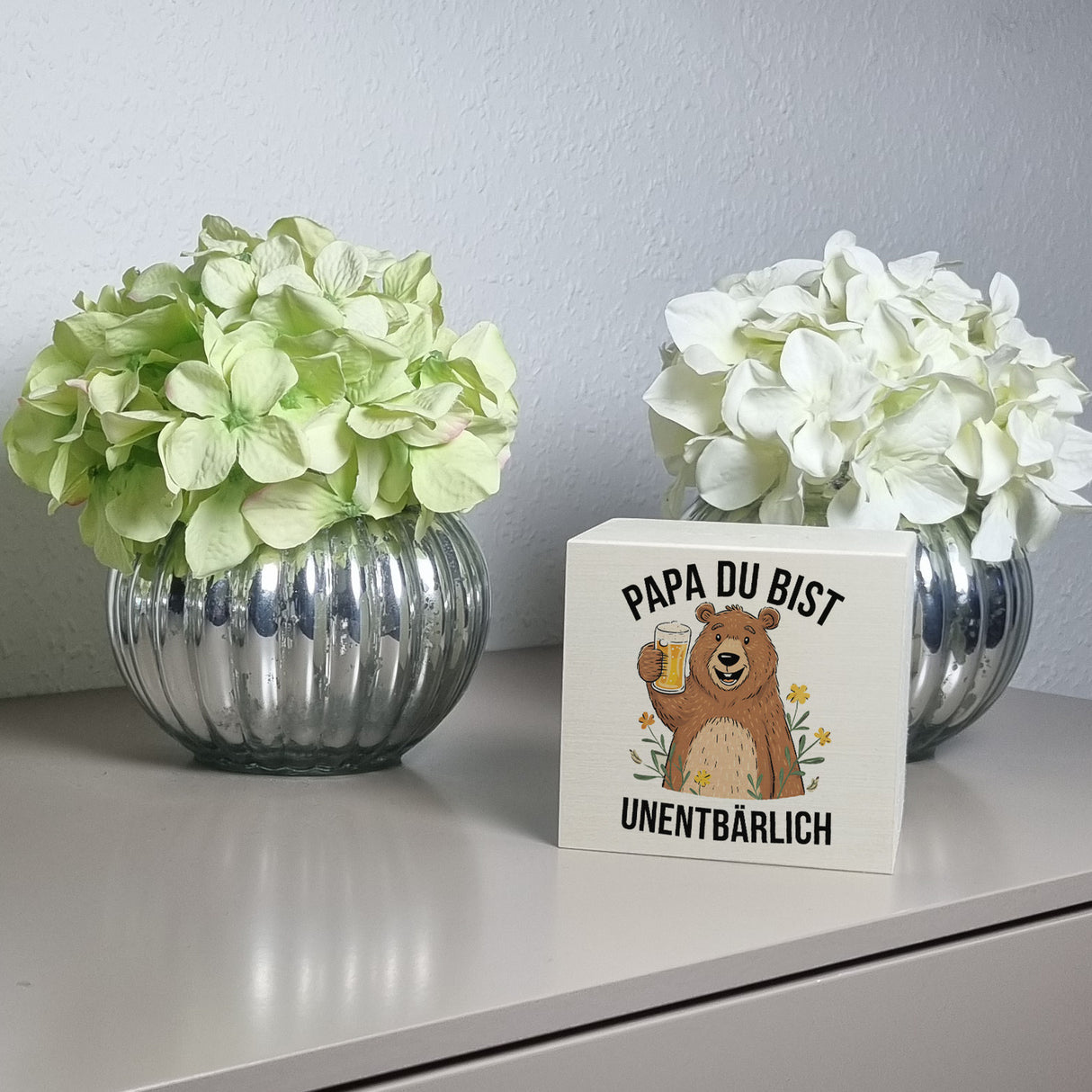 Bär mit Bier PAPA du bist UNENTBÄRLICH Spardose Vatertagsgeschenk