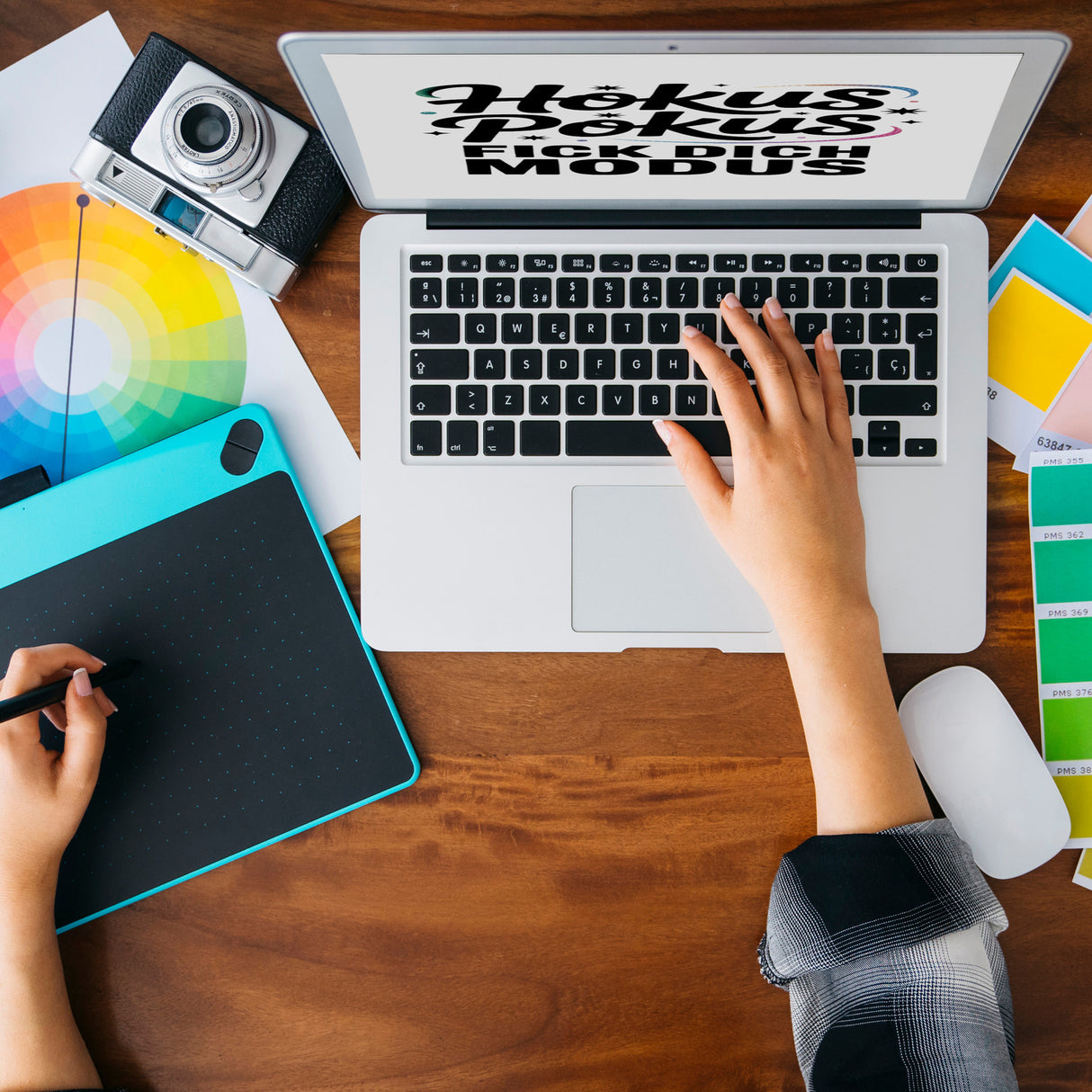 Hokus Pokus Souvenir Magnet mit frechem Spruch