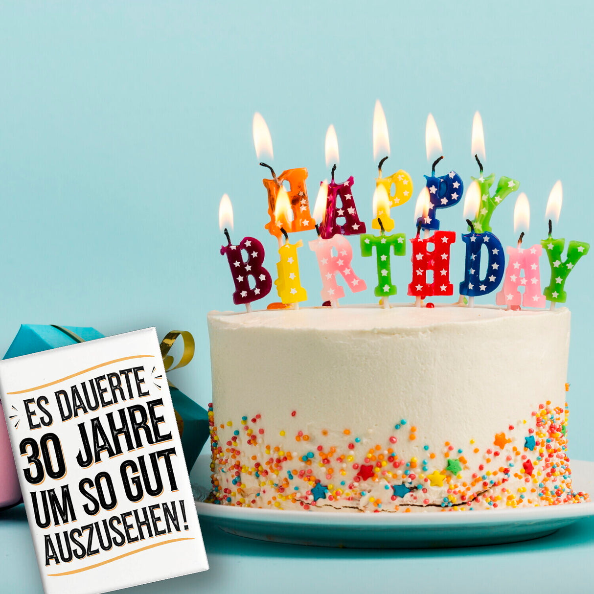 Es dauerte 30 Jahre Retro Souvenir Magnet mit Spruch