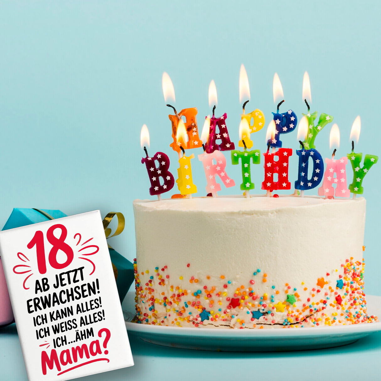 18 ab jetzt Erwachsen - Mama? Souvenir Magnet