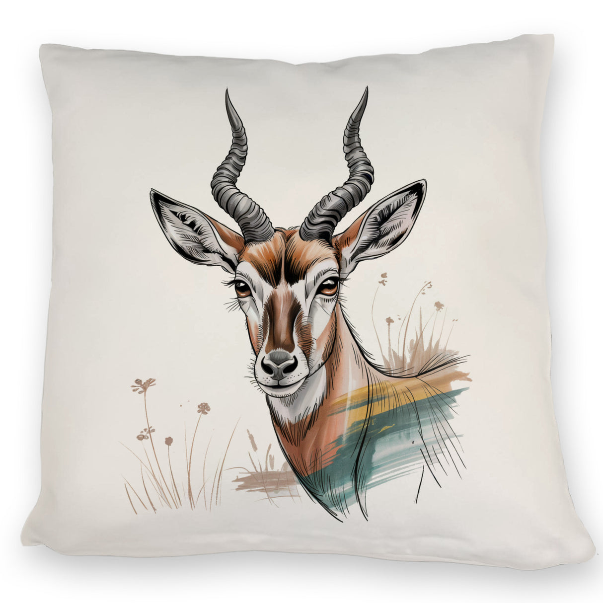 Anmutige Antilope Kissen für Wildnis-Fans