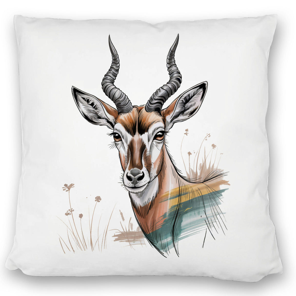 Anmutige Antilope Kissen für Wildnis-Fans