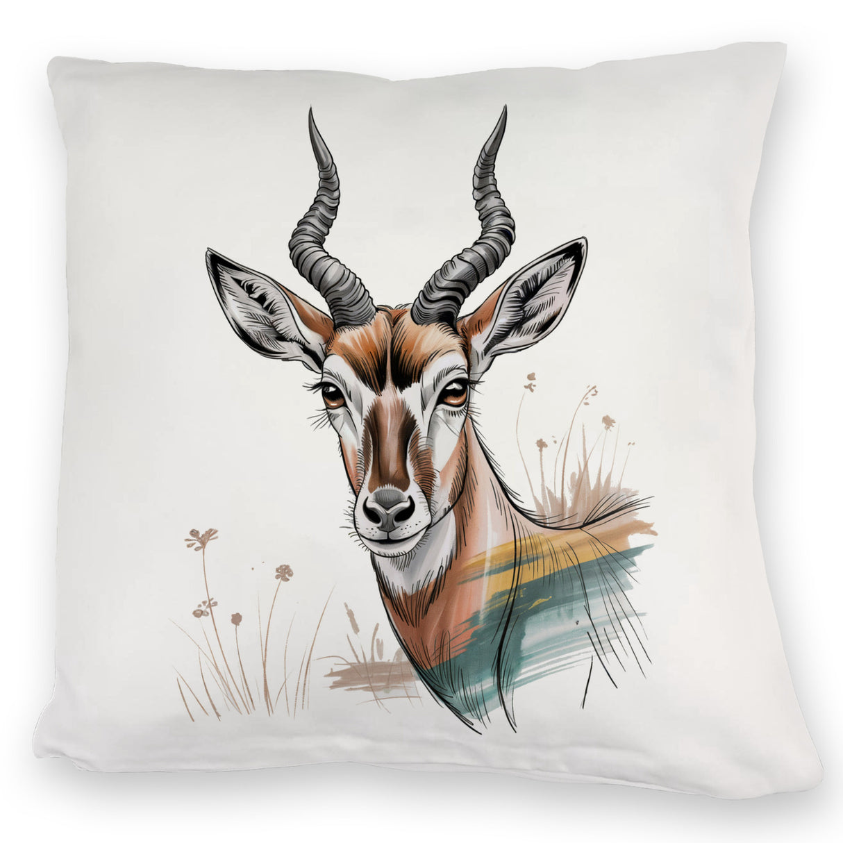 Anmutige Antilope Kissen für Wildnis-Fans