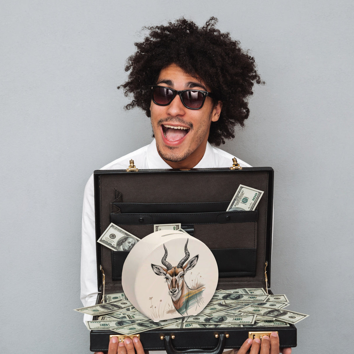 Anmutige Antilope Spardose für Wildnis-Fans