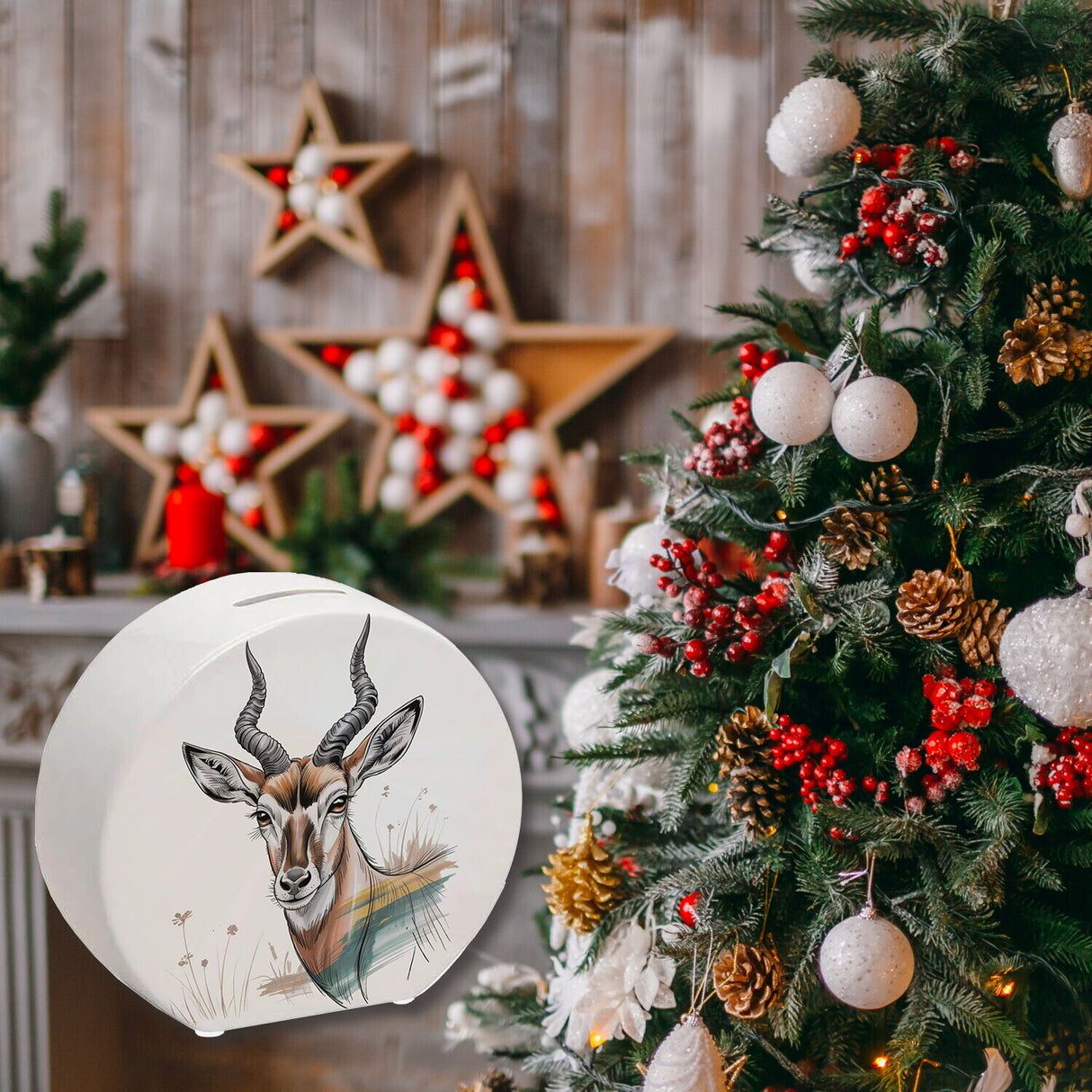 Anmutige Antilope Spardose für Wildnis-Fans