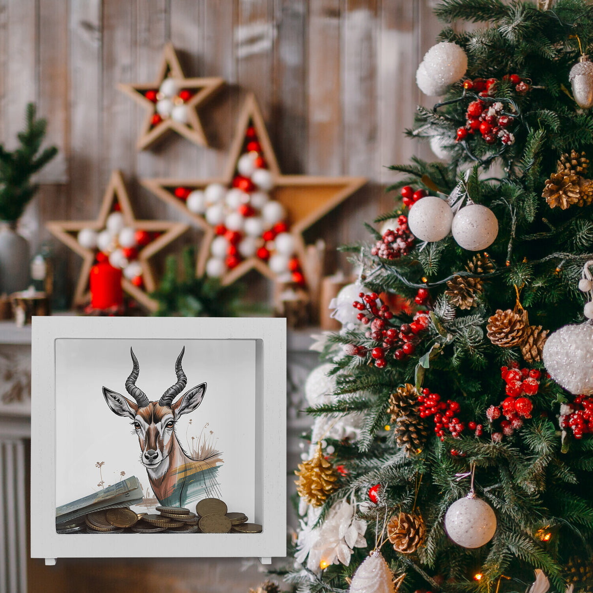 Anmutige Antilope Spardose für Wildnis-Fans