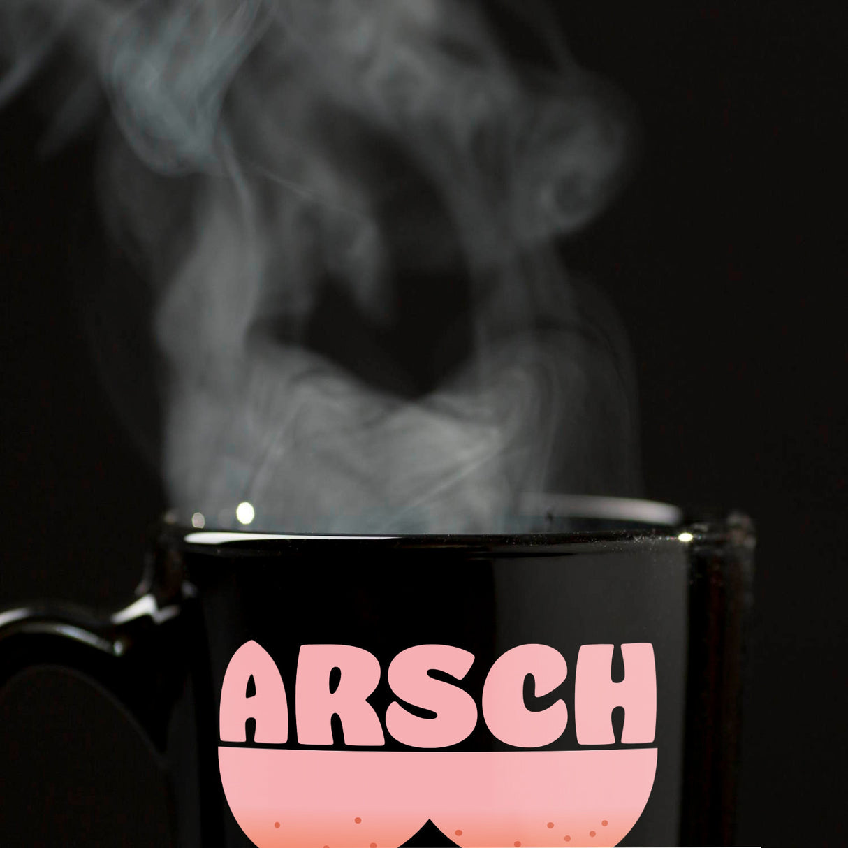 Arsch vom Dienst Tasse mit Hintern