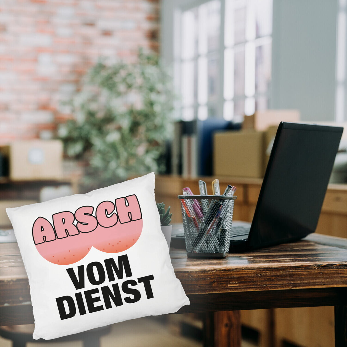 Arsch vom Dienst Kissen