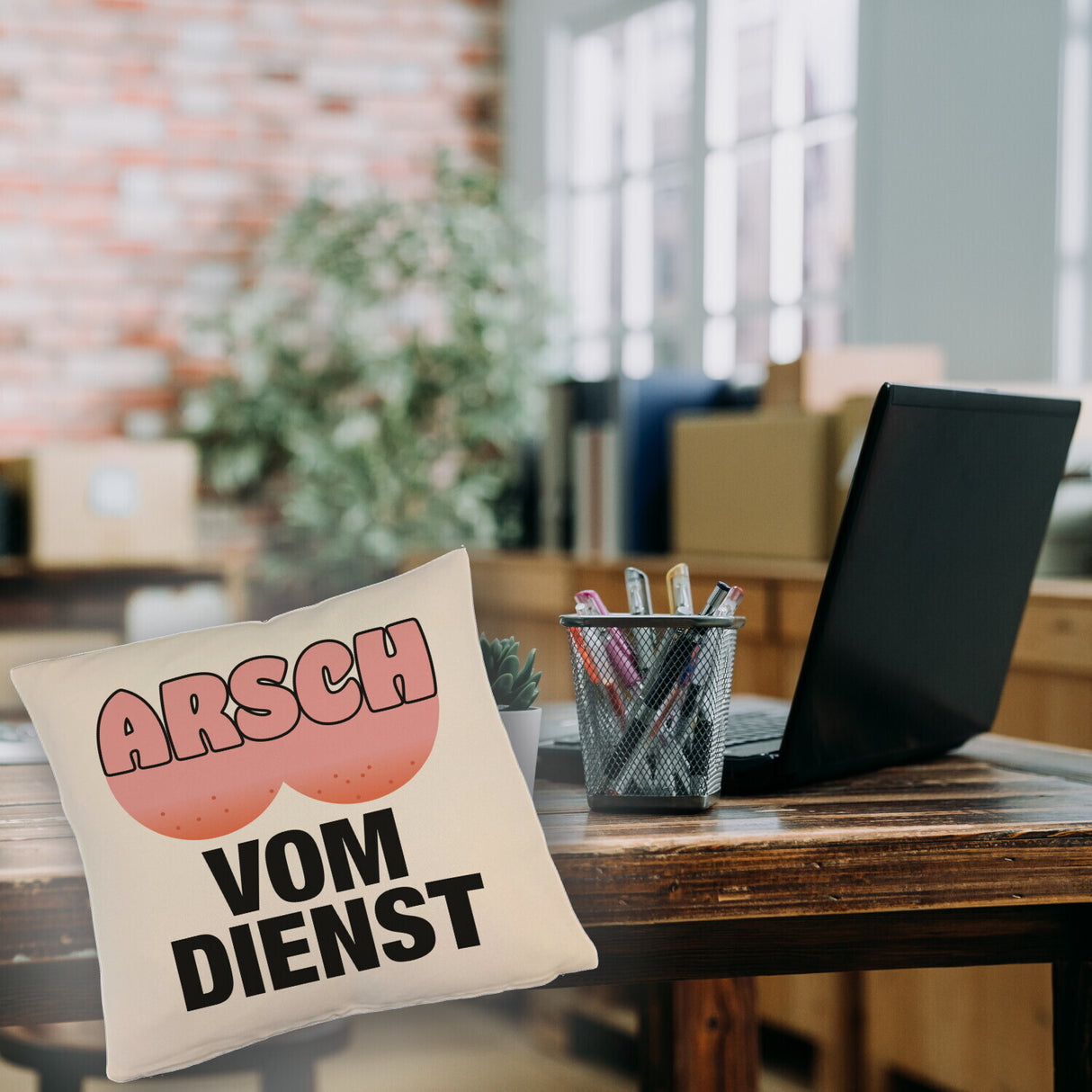Arsch vom Dienst Kissen