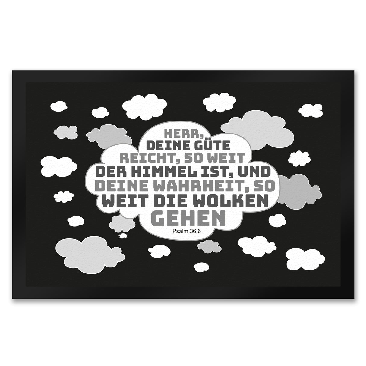 Psalm 36,6 Fußmatte in 35x50 cm