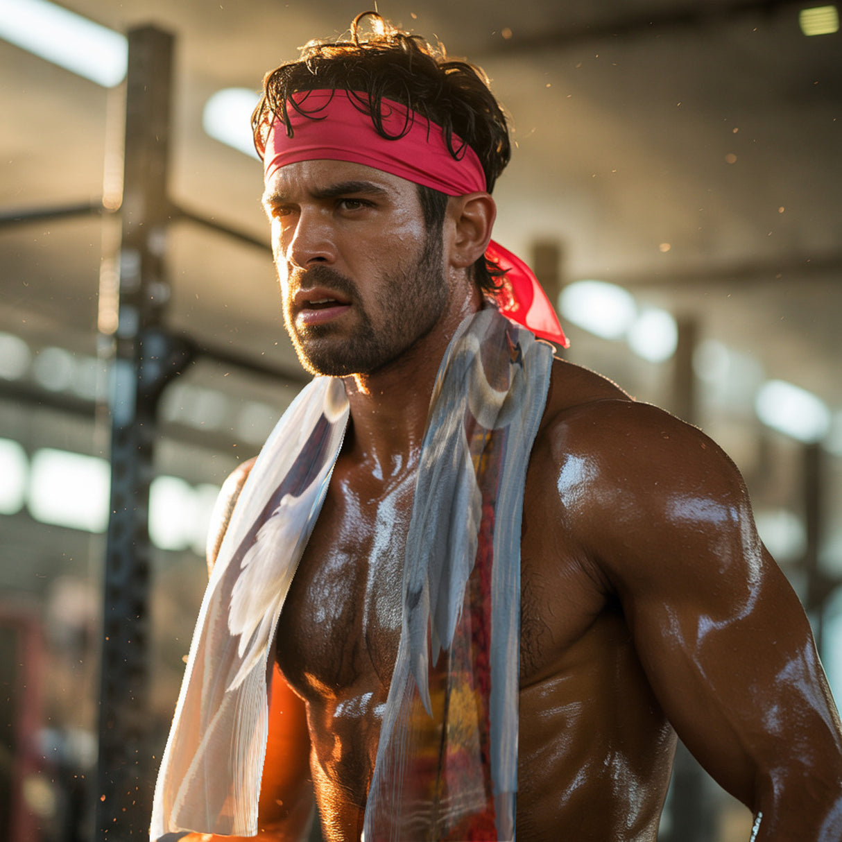 Schwäne auf Herbstsee Eishandtuch mit Naturmotiv