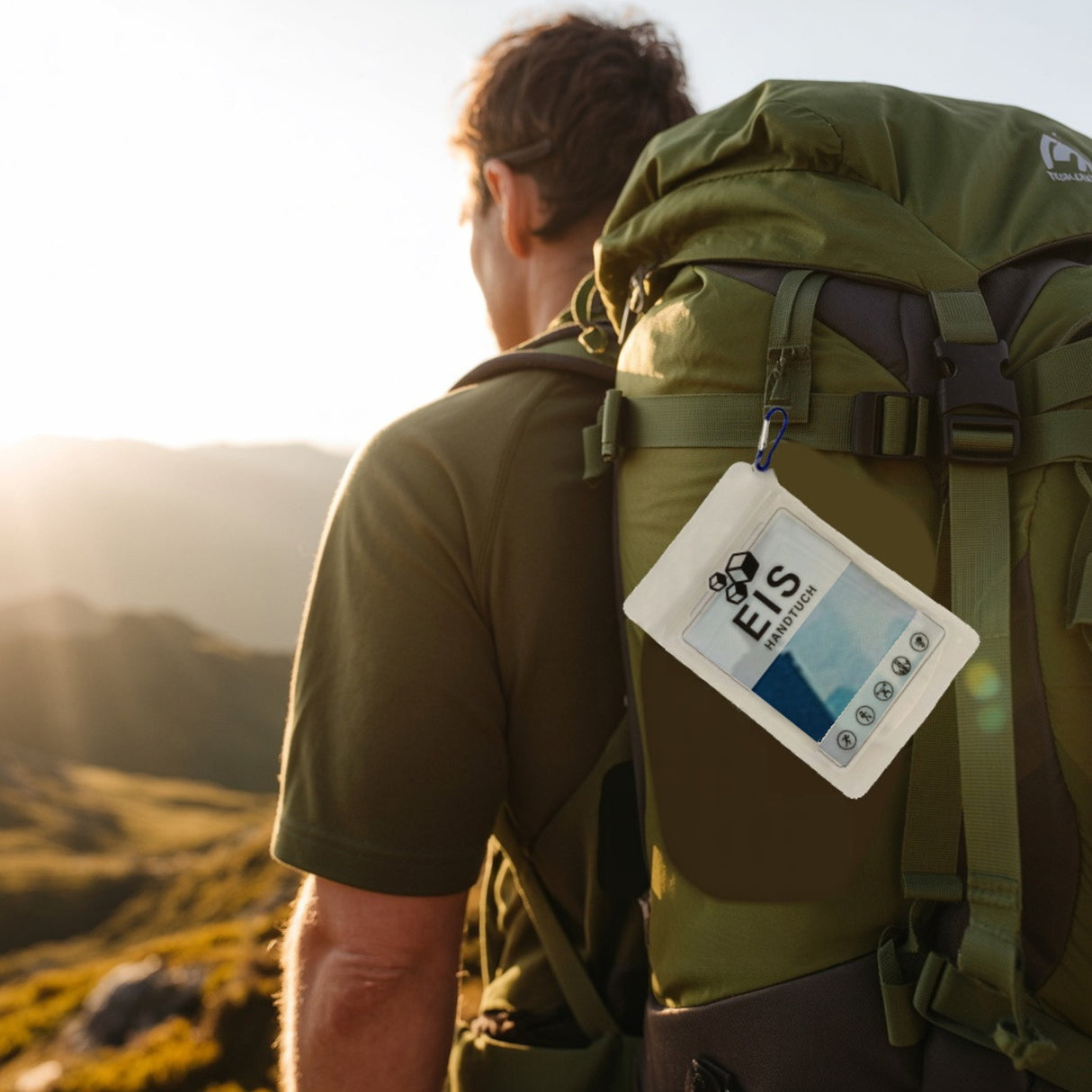 London Skyline Aquarell Eishandtuch für Städtefans