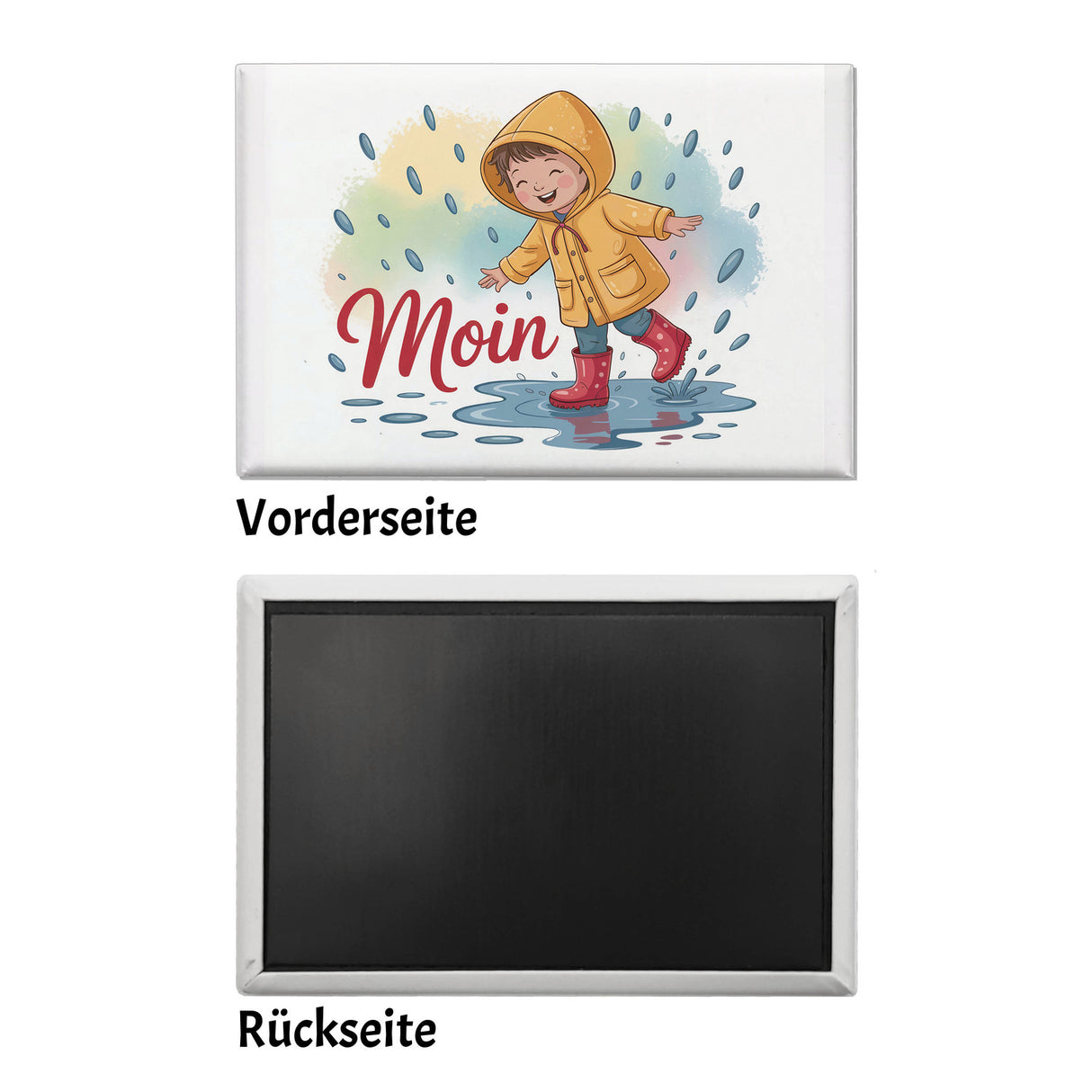 Fröhlicher Regentag MOIN Souvenir Souvenir Magnet