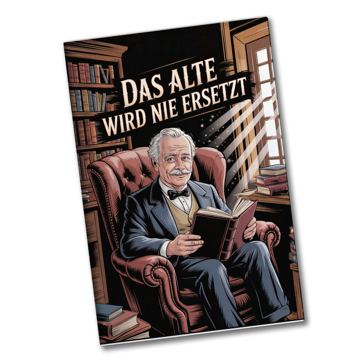 Das alte wird nie ersetzt Souvenir Magnet Bibliothek für Opa