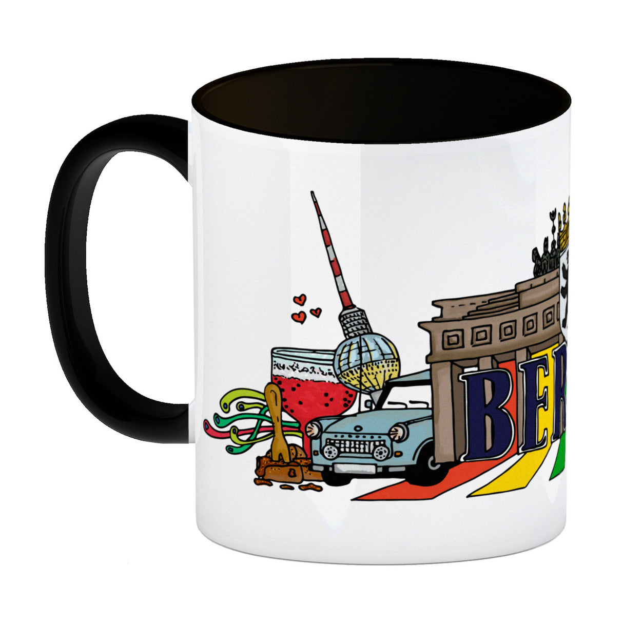 Berlin Wimmelgrafik Kaffeebecher