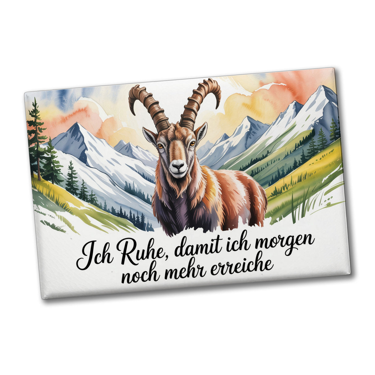 Alpensteinbock Zitat Souvenir Souvenir Magnet